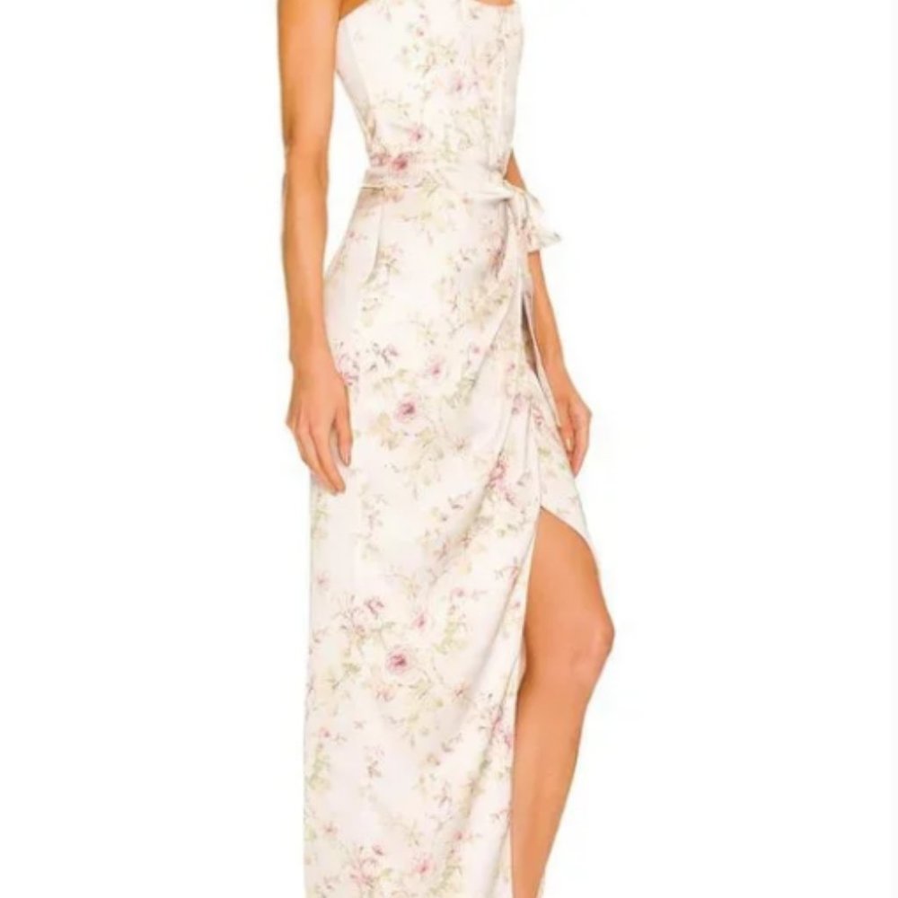 V Chapman The June Dress - Pink Rose Print
